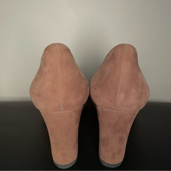 Gucci suede buckle toe pumps size 39.5 - Picture 5 of 10